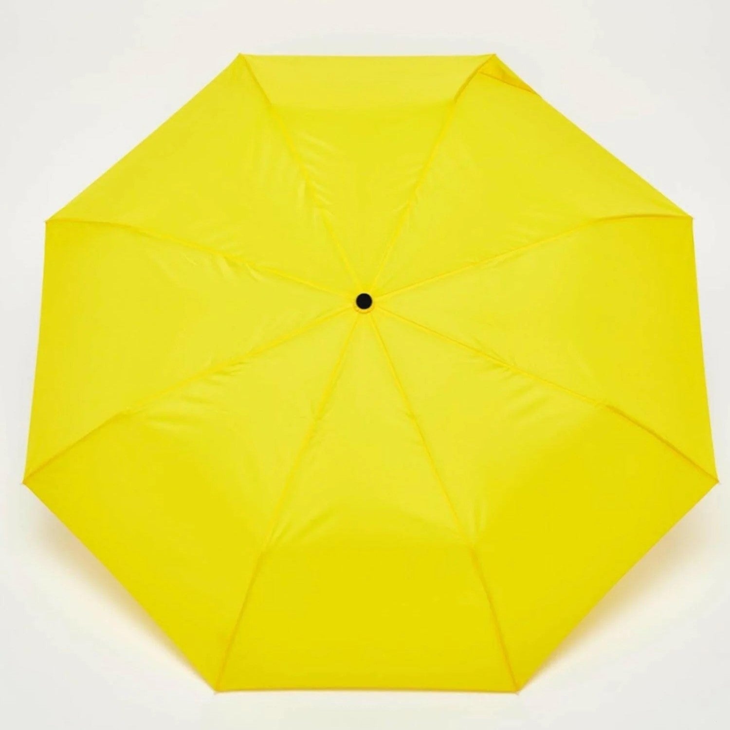 Yellow recycled umbrella sustainabily made from recycled plastic bottles by Original Duckhead US.