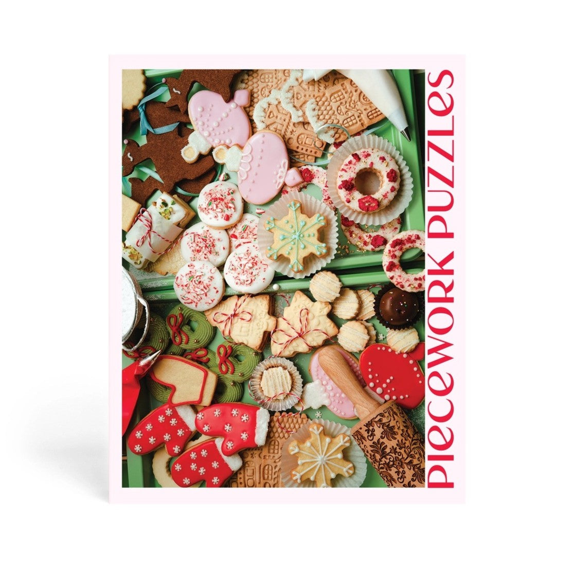 Piecework Puzzles Holiday Christmas Frost Yourself cookie puzzle