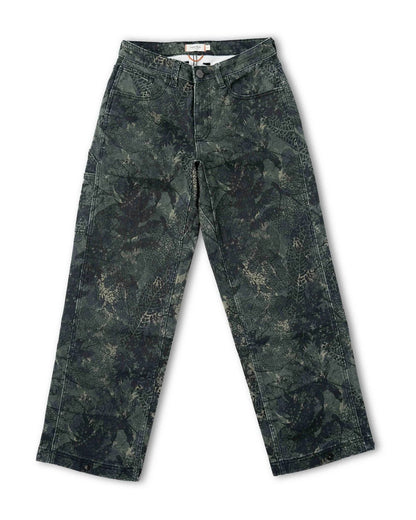 Ripton dark leaf camo women's snap pant