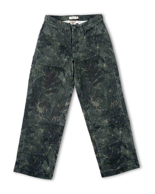 Ripton dark leaf camo women's snap pant
