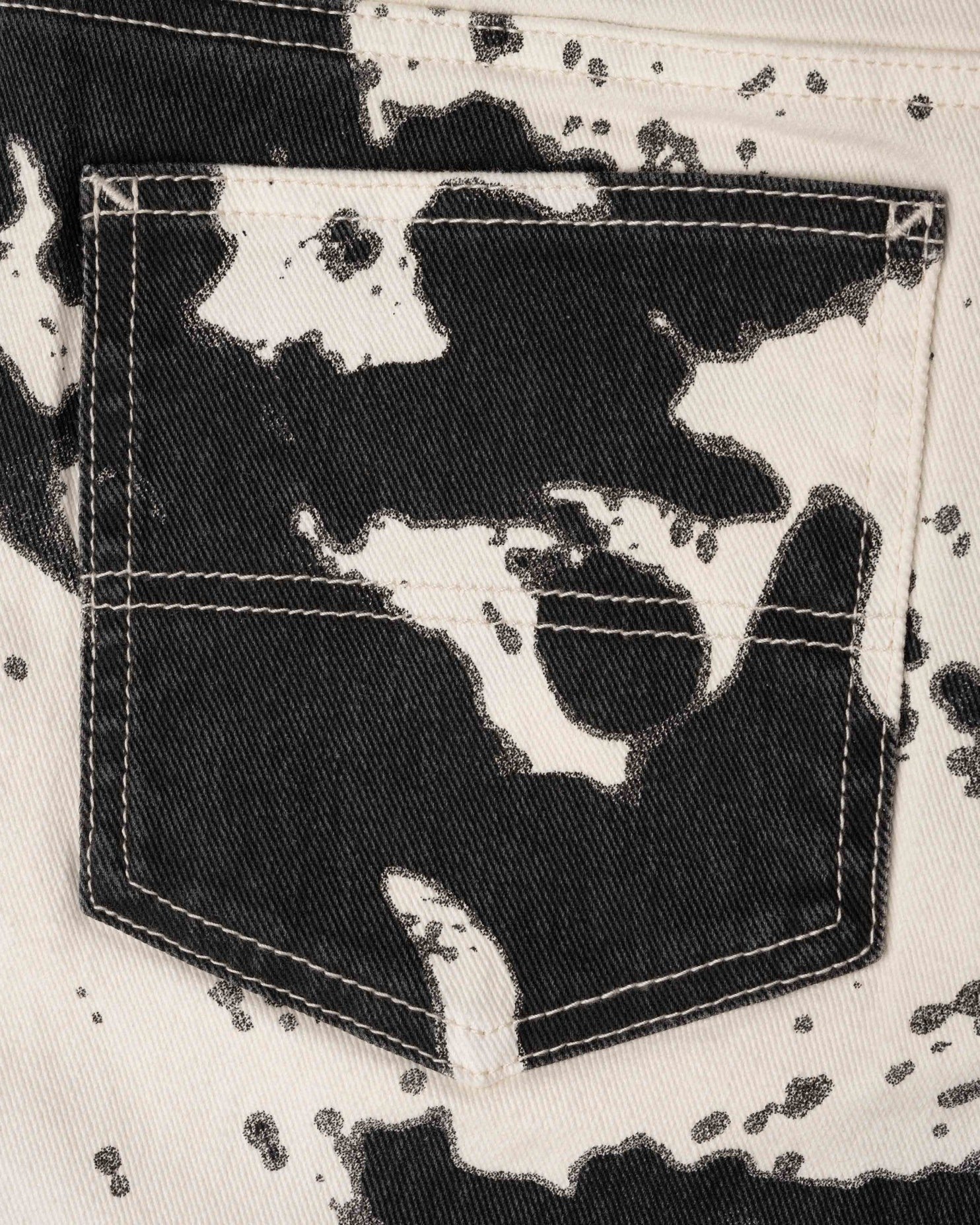 Ripton Rorscharch pants in cow print