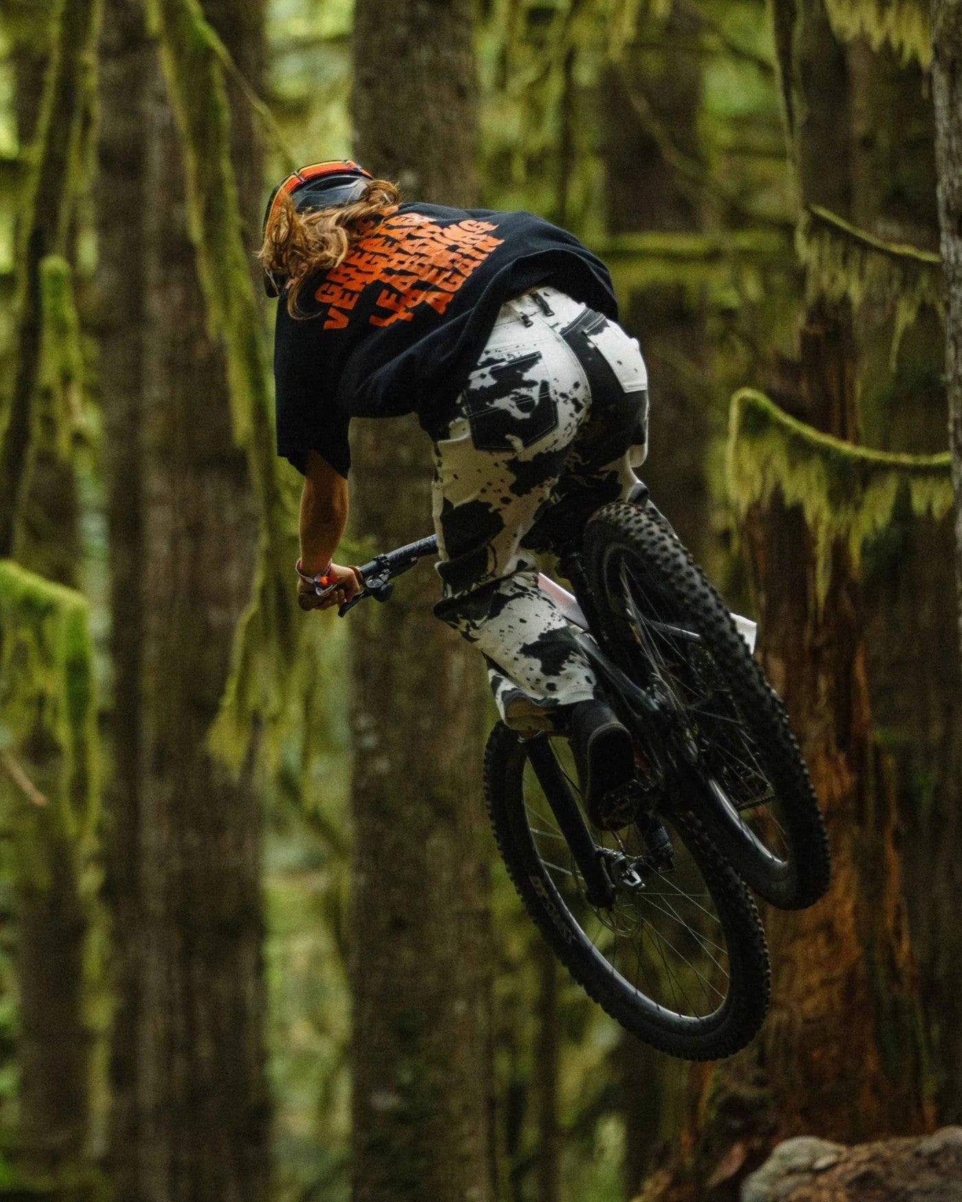 Ripton Rorscharch pants in cow print