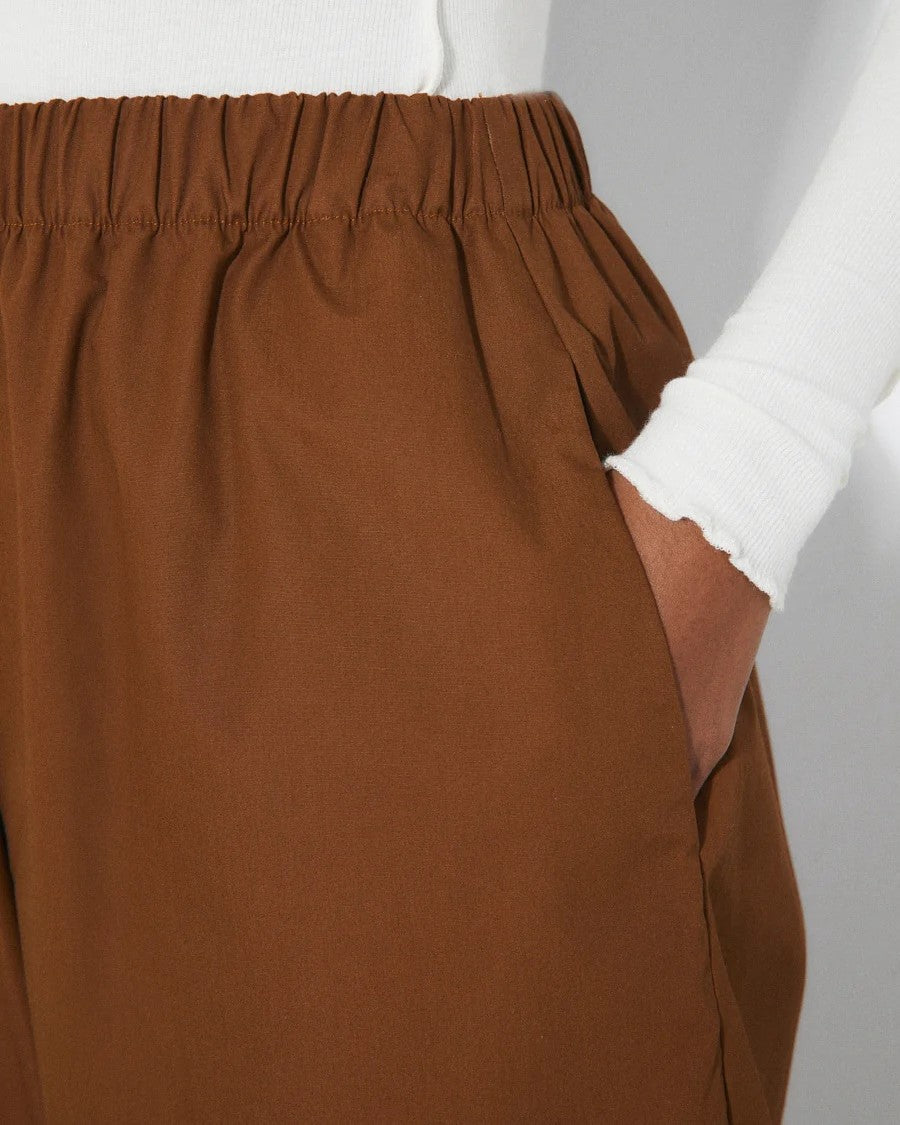 Tobacco brown Turin Pants from Rita Row at Clad, a sustainable clothing store in Asheville, NC. 