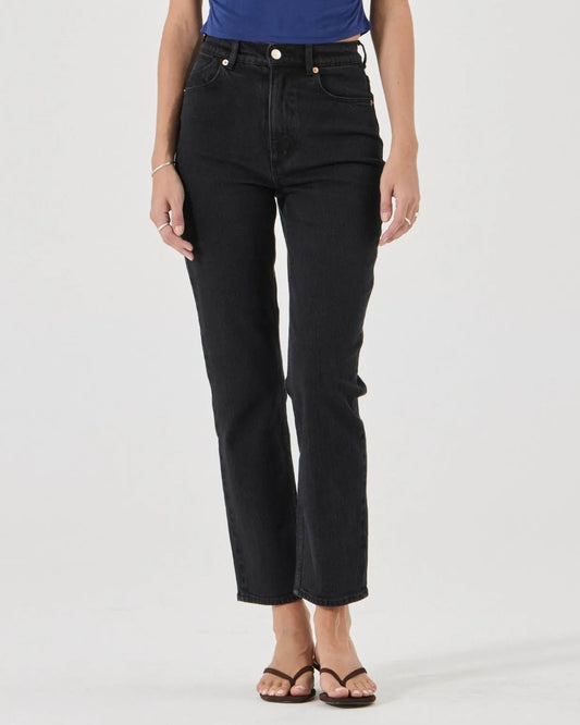 Rolla's noir black straight leg jean