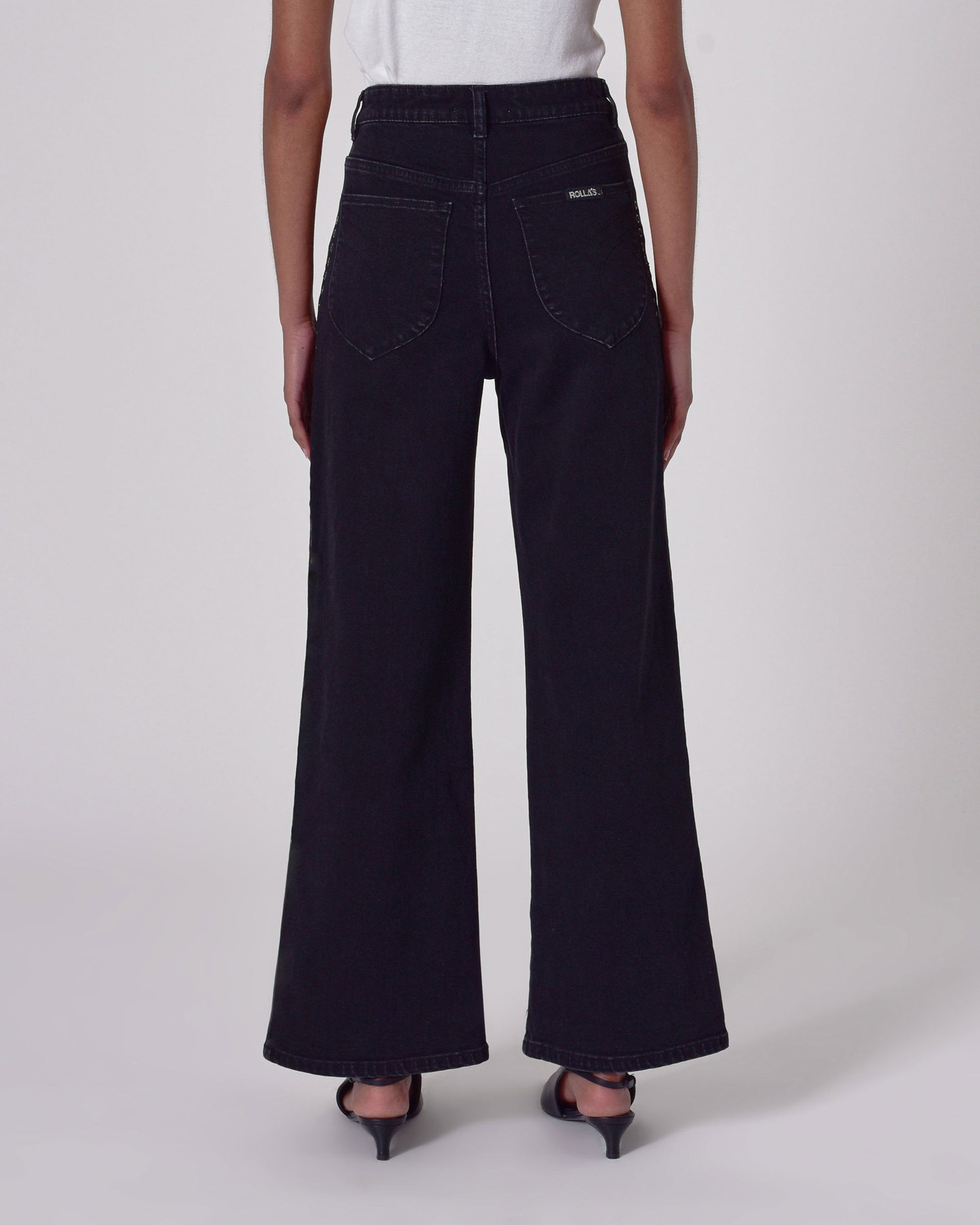 Rollas Sailor jean in black sand