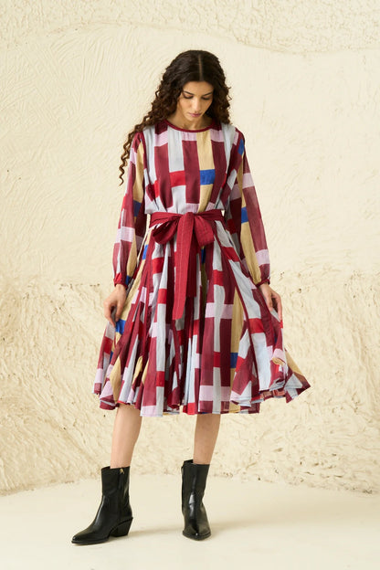 Alexa Relay print dress from Rujuta Sheth