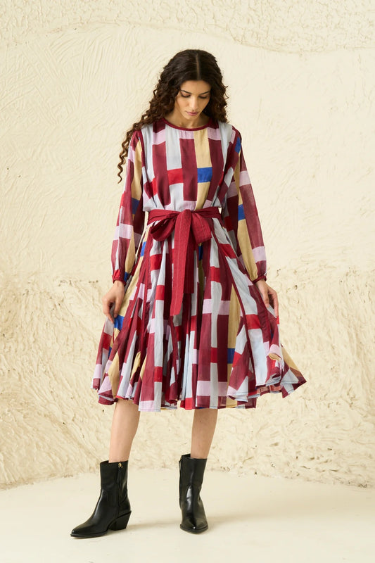 Alexa Relay print dress from Rujuta Sheth