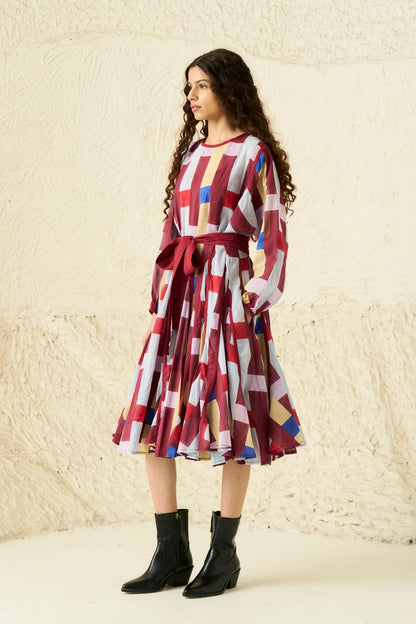 Alexa Relay print dress from Rujuta Sheth