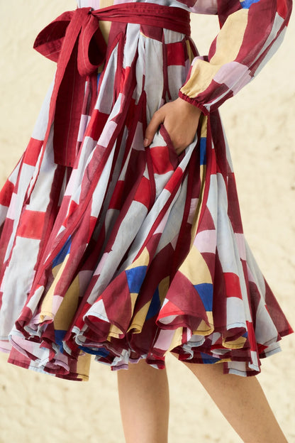 Alexa Relay print dress from Rujuta Sheth