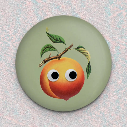 Google peach refrigerator magnet by Stay Home Club