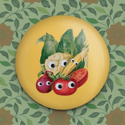 Google veggies refrigerator magnet by Stay Home Club
