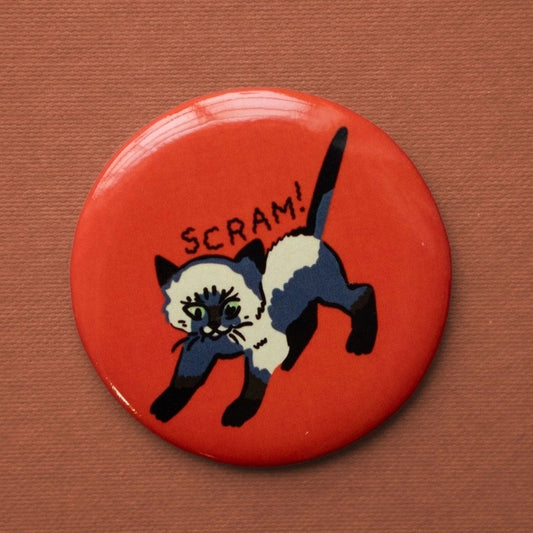 Scram Cat Fridge Magnet