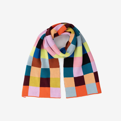 color patch block scarf from Verloop