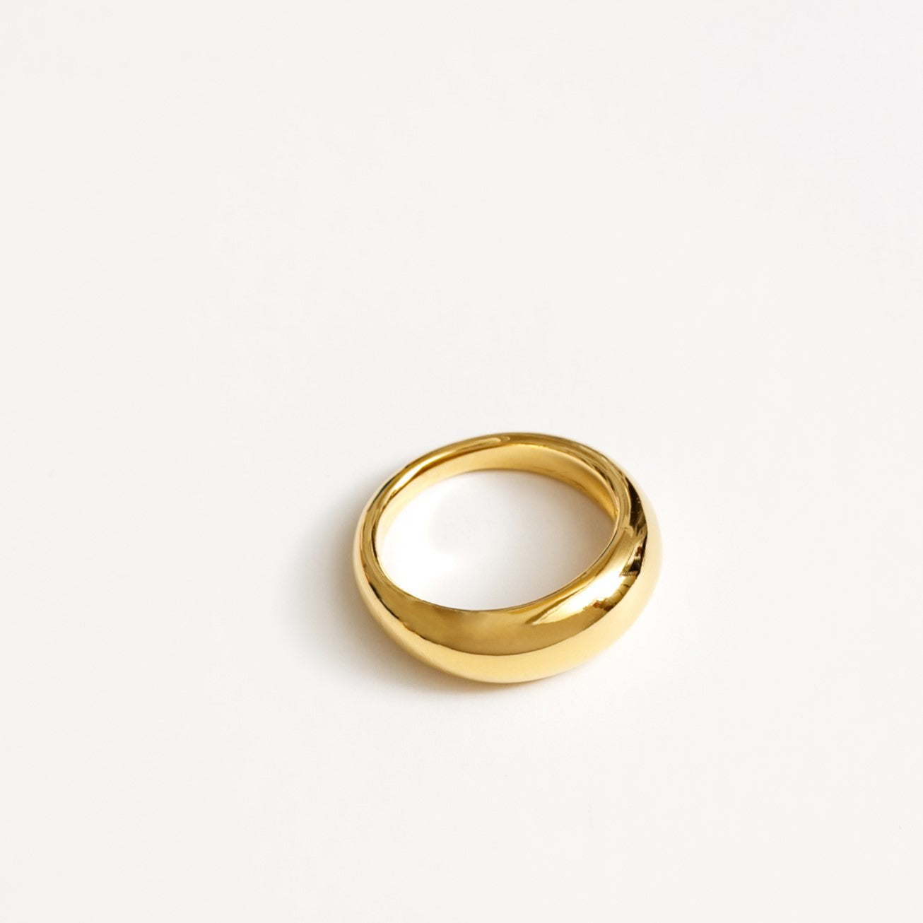 An organic shape Olivia ring for everyday wear by Wolf Circus.